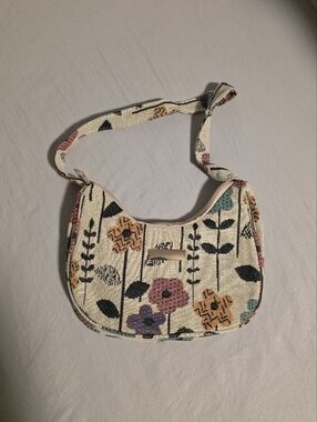 Small Floral Pattern Shoulder Handbag Purse